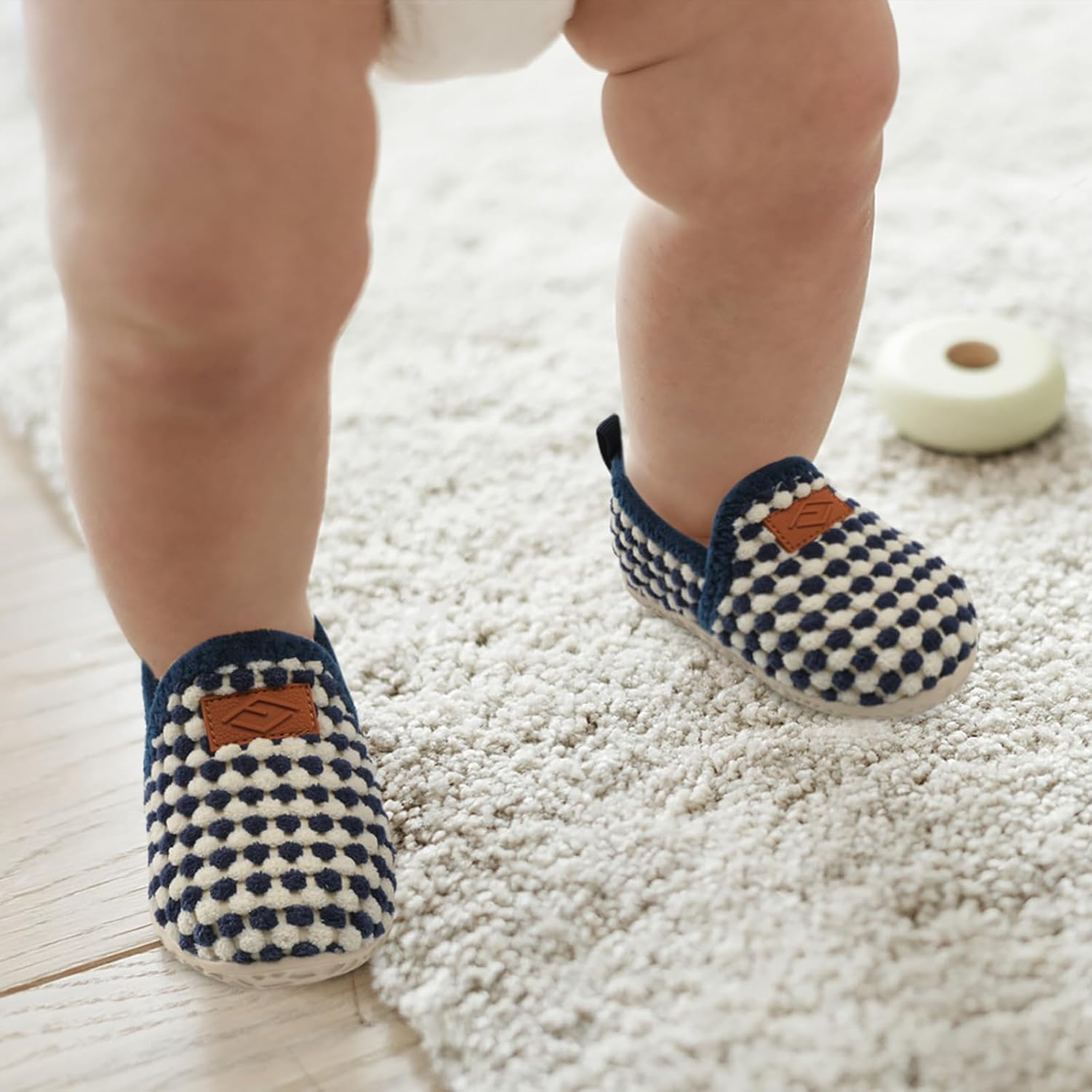 Lefflow Toddler Slippers for Boys Girls Lightweight Comfortable House Shoes