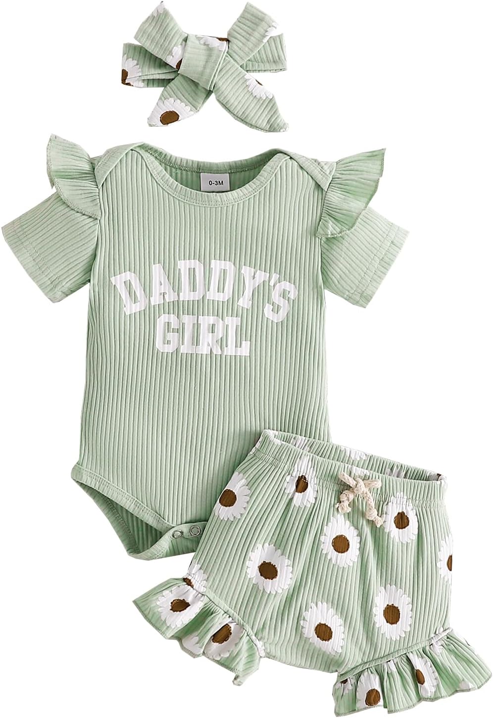 Tsnbre Newborn Summer infant clothing set