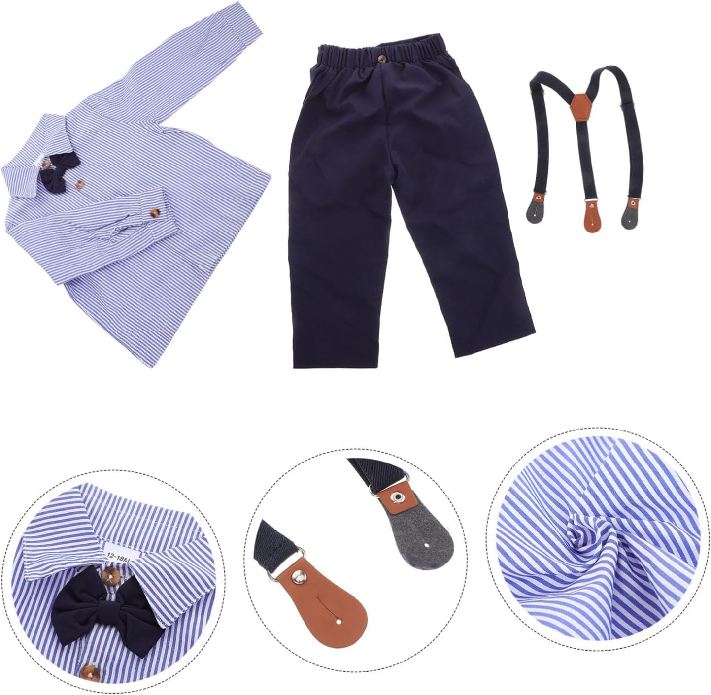 Beavorty Boys Long Sleeve Suit Set