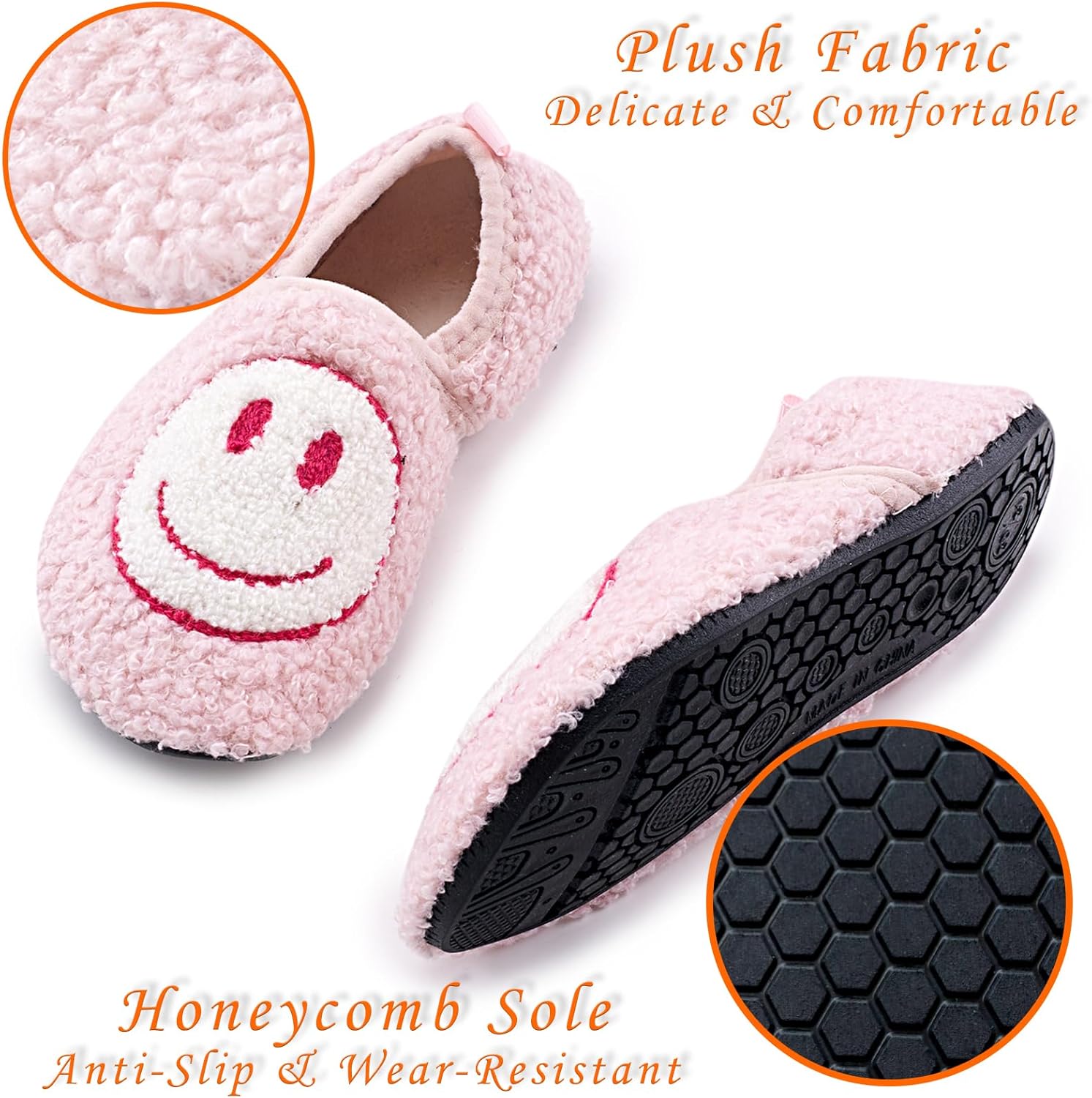 Smile Face Kids Slippers