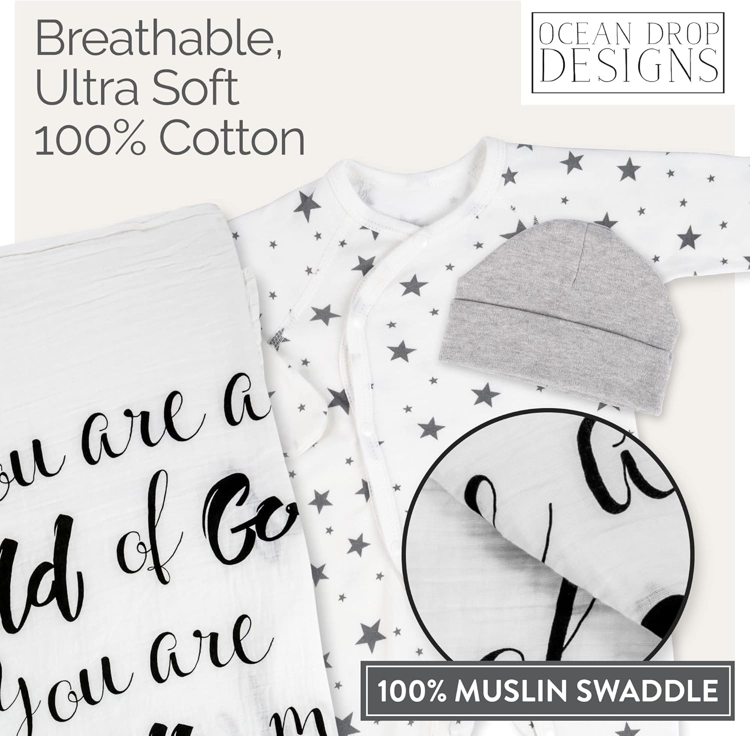 3-Piece Newborn Baby Onesie Gift Set