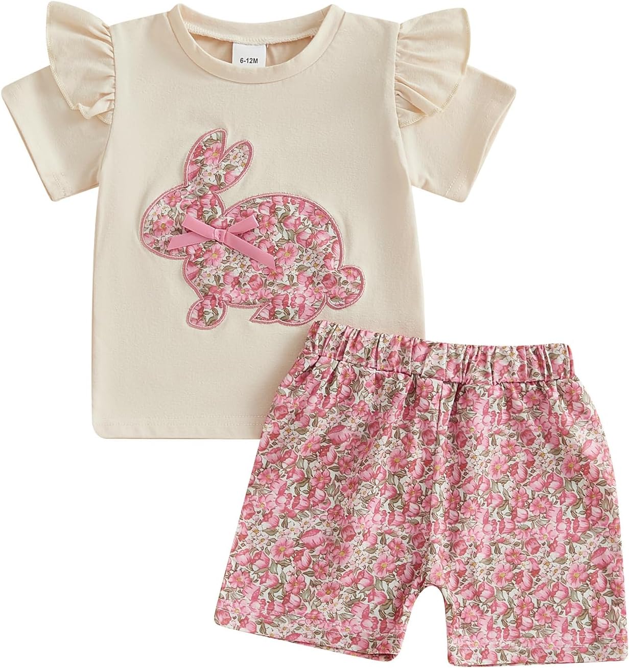 Toddler Girl 4th of July Top and Shorts Set