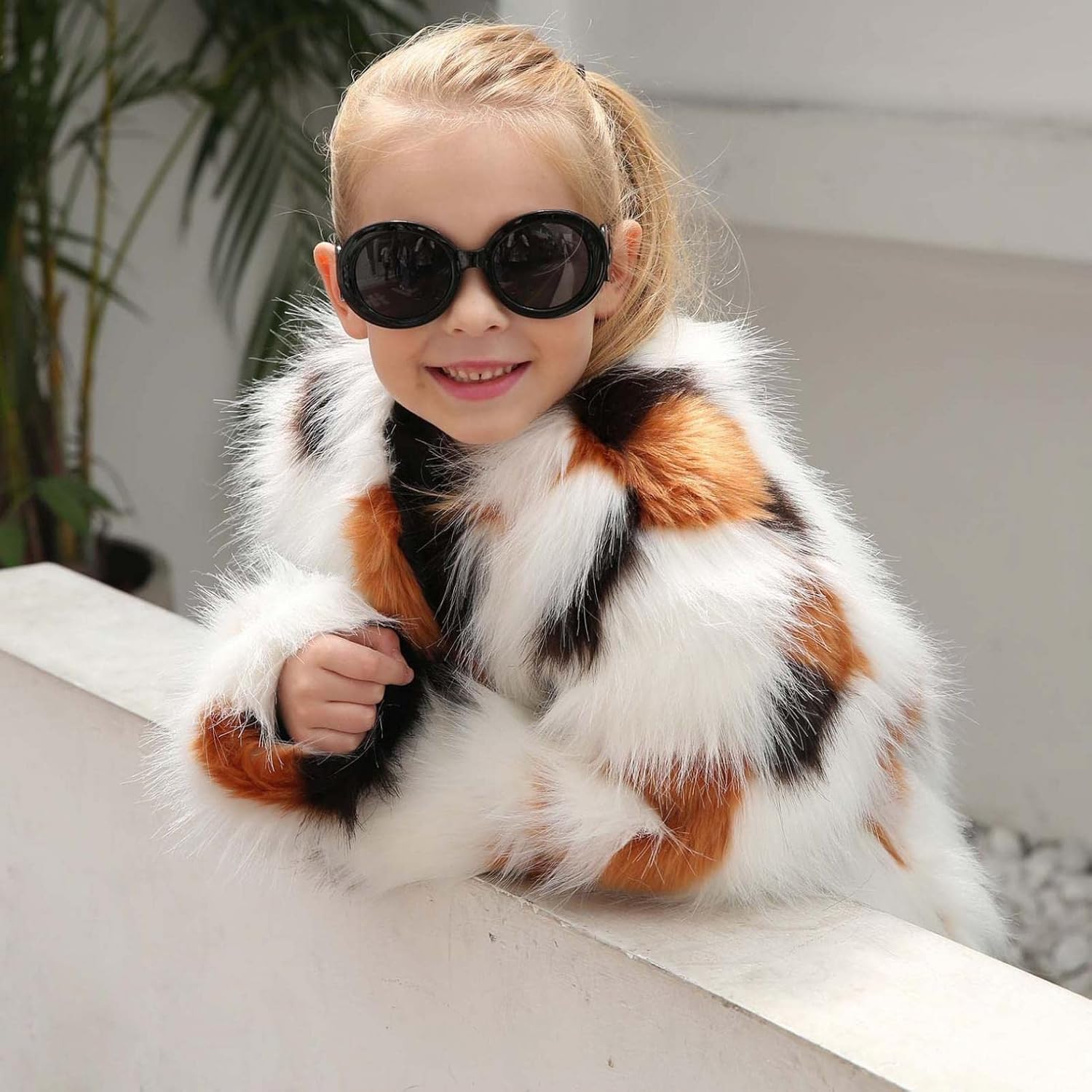 Cozy Leopard Print Winter Coat for Kids