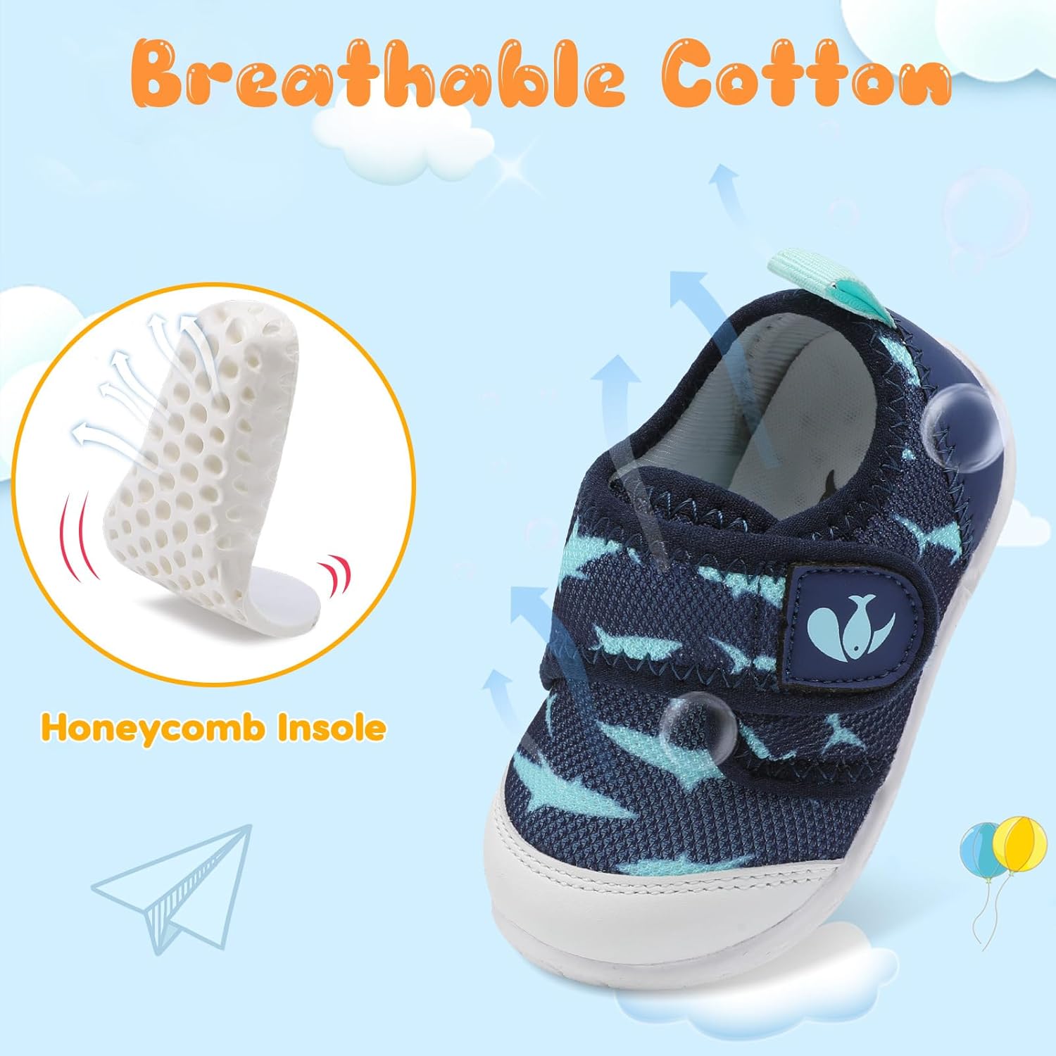 Sturdy Baby Walking Shoes for Kids