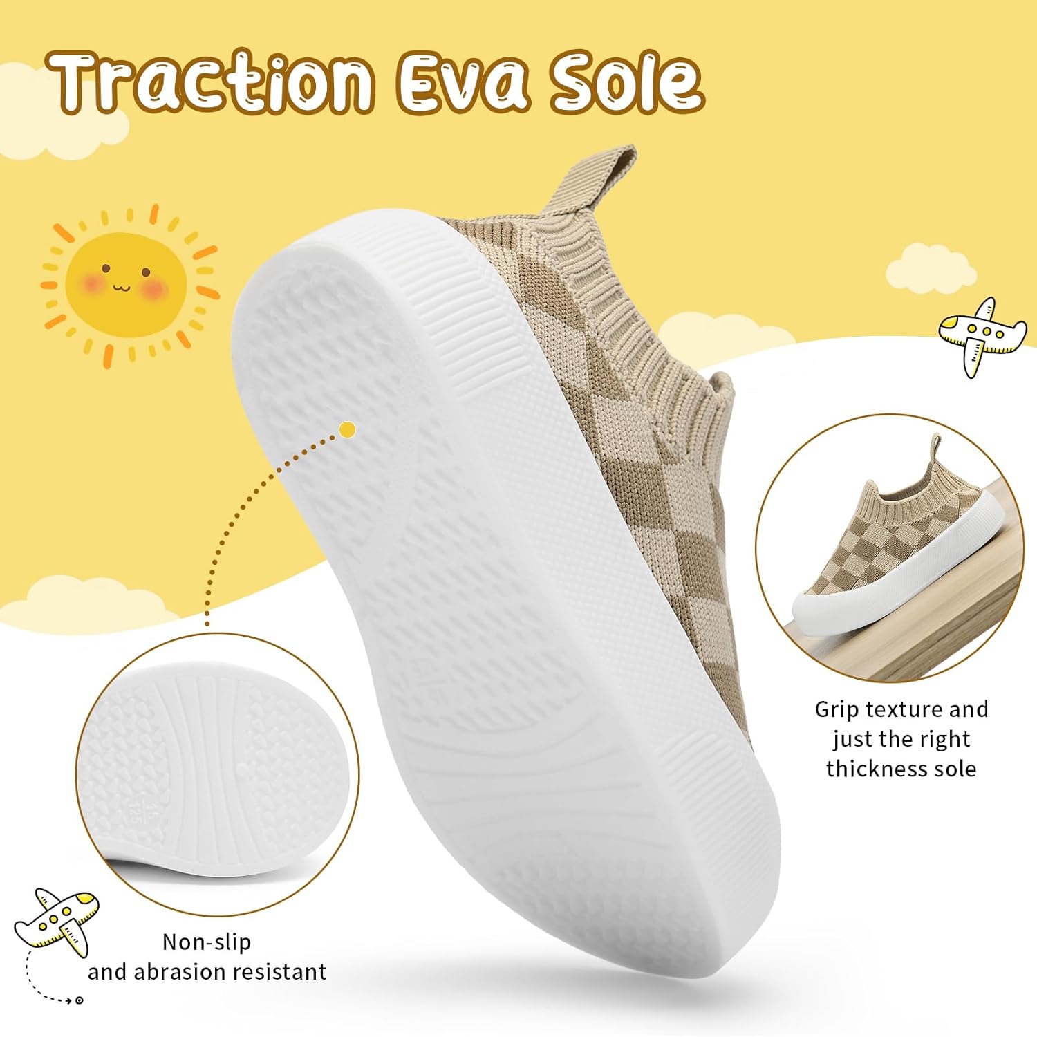 Soft Lightweight Sock Shoes for Babies
