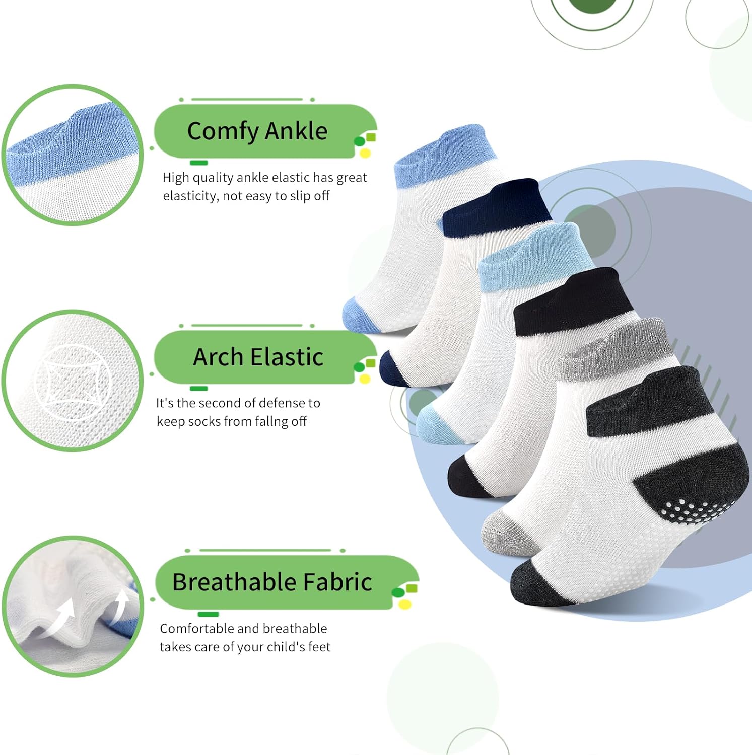 Perfect Non-Slip Baby Socks for Toddlers
