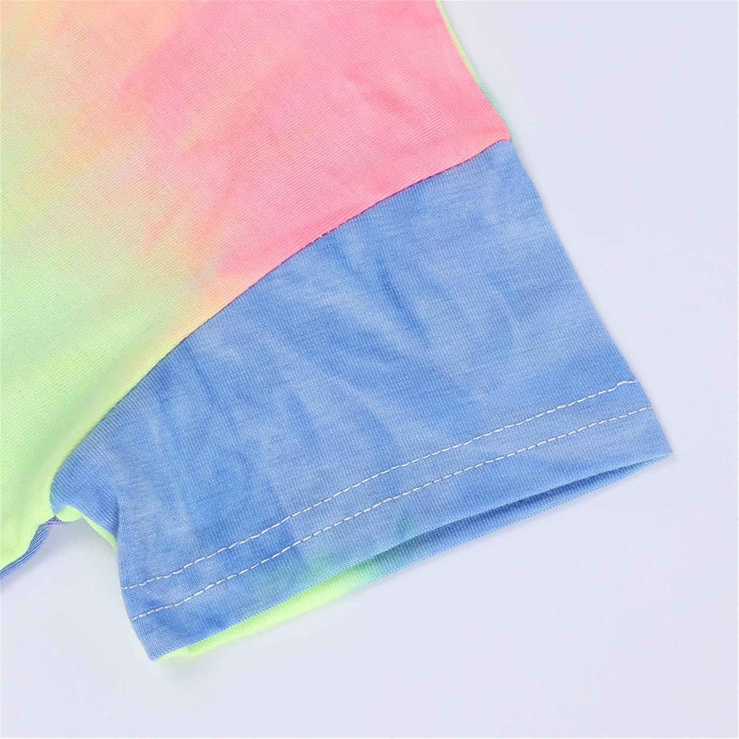 Tie-Dye 2-Piece ROMPER Bodysuit Set for Boys Girls