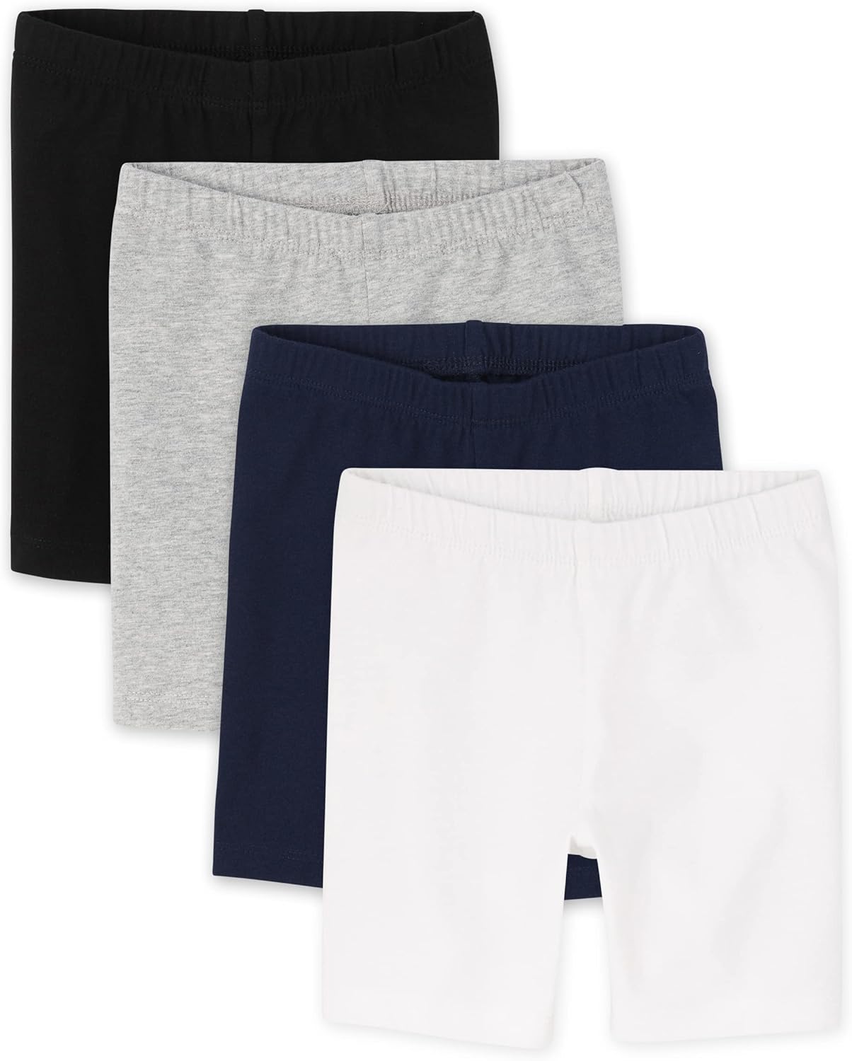 The Childrens Place Solid Bike Shorts for Baby Girls - Lightweight Trendy