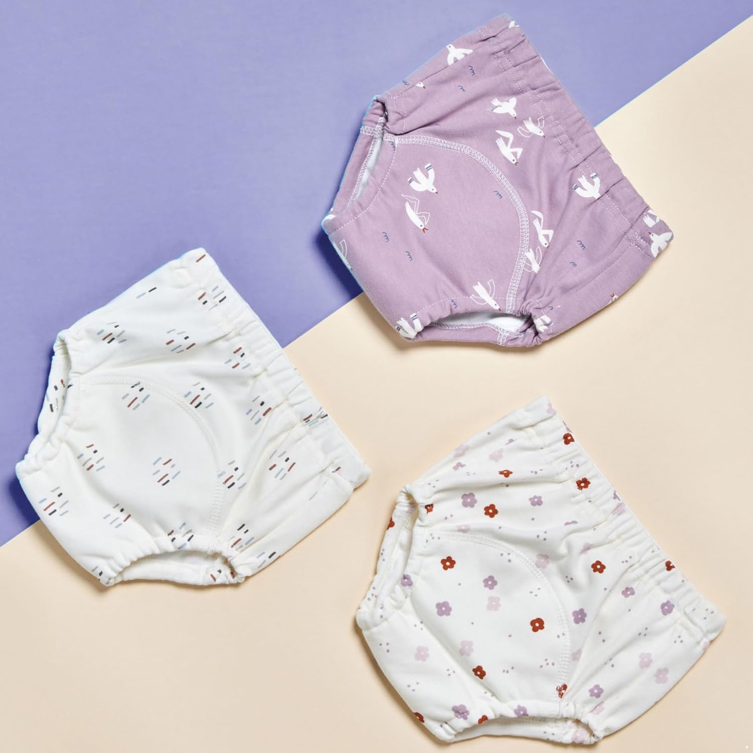 Three-in-a-Row Potty Training Pants for Kids Boys Girls