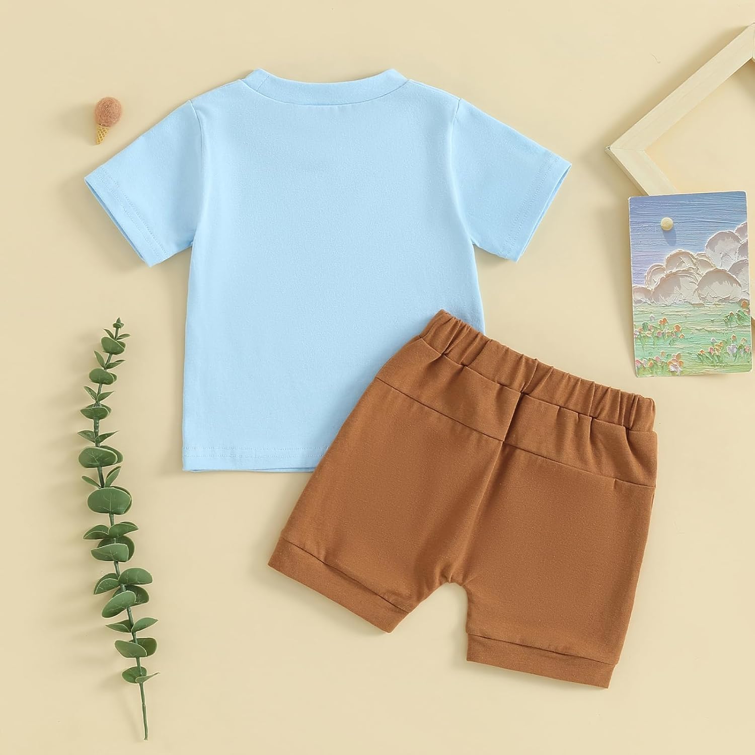 Kupretty Baby Boy Summer Outfit Casual Essentials for Toddlers