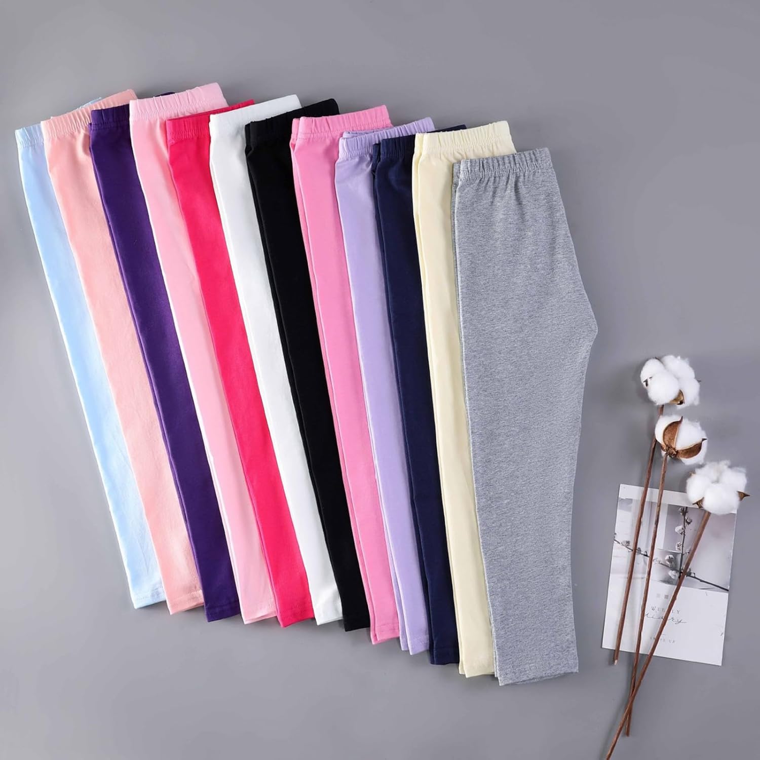 Cycling High Waist Leggings for Boys Girls Premium 3-Piece Set