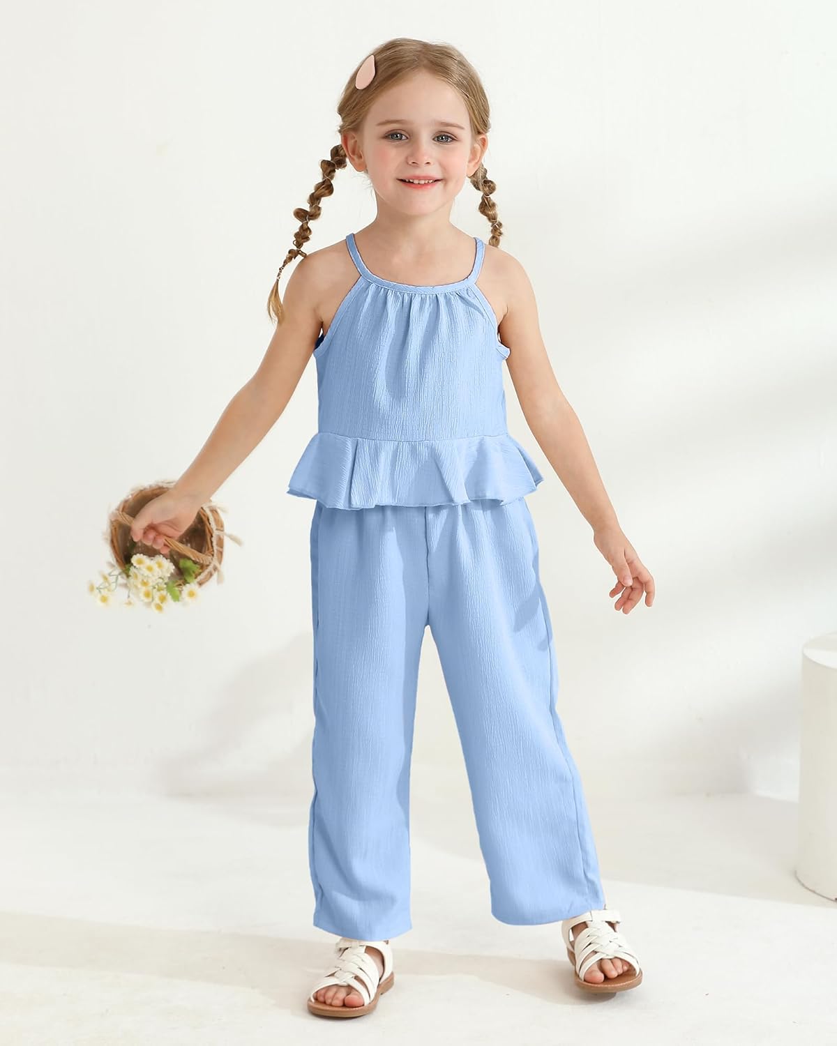 Kucnuzki - Baby Girl Summer Outfit Set for Girls 12-24 Months
