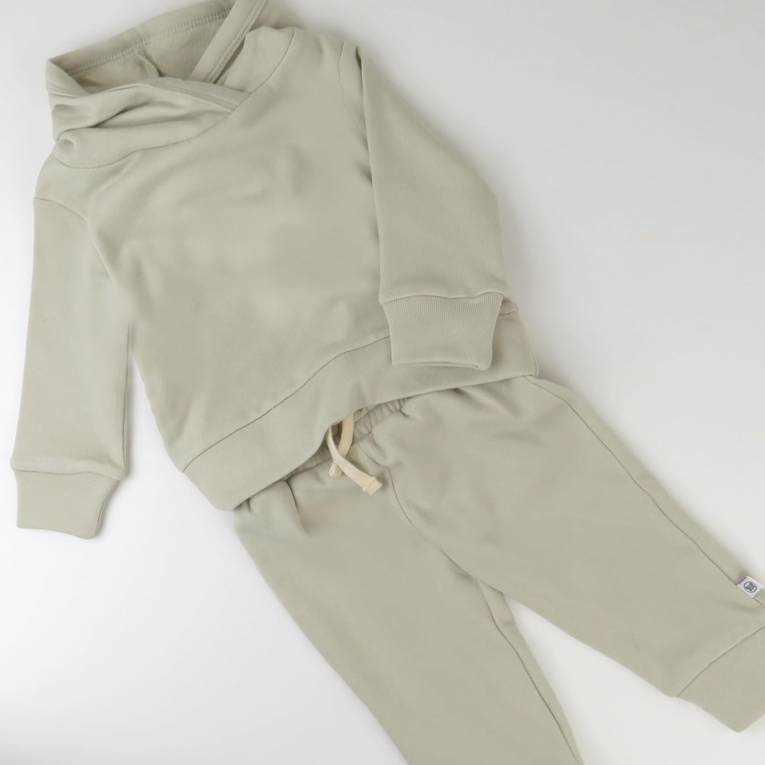 HonestBaby Organic Cotton Pullover Hoodie and Jogger Pant Set