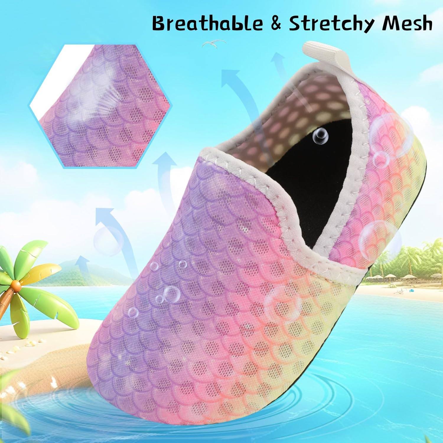 Perfect for Fun Play Centipede Demon Toddler Water Shoes