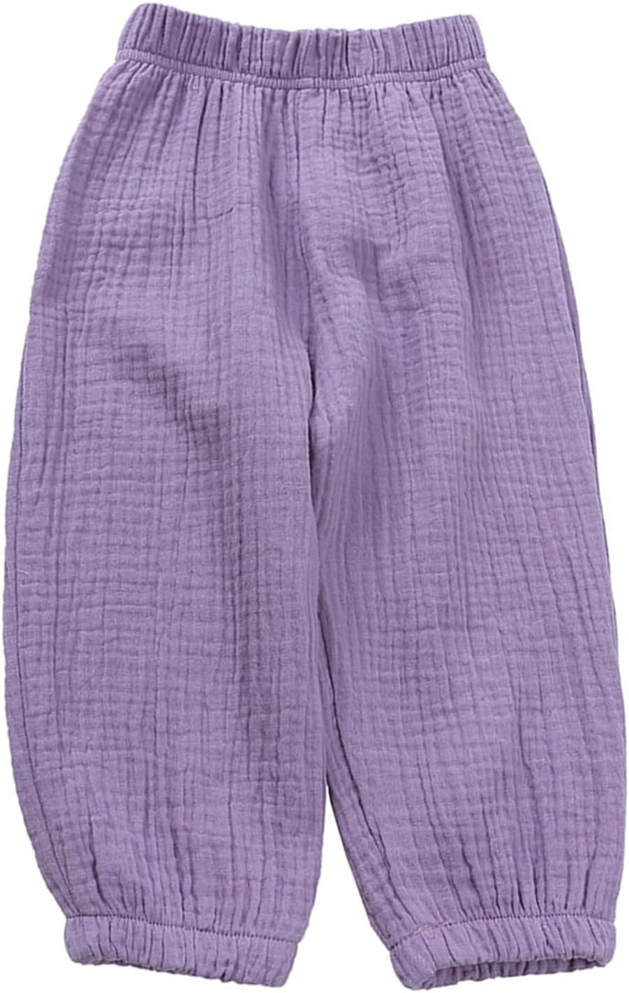 Kids Elastic Basic Harem Trousers Unisex for Toddler Kids