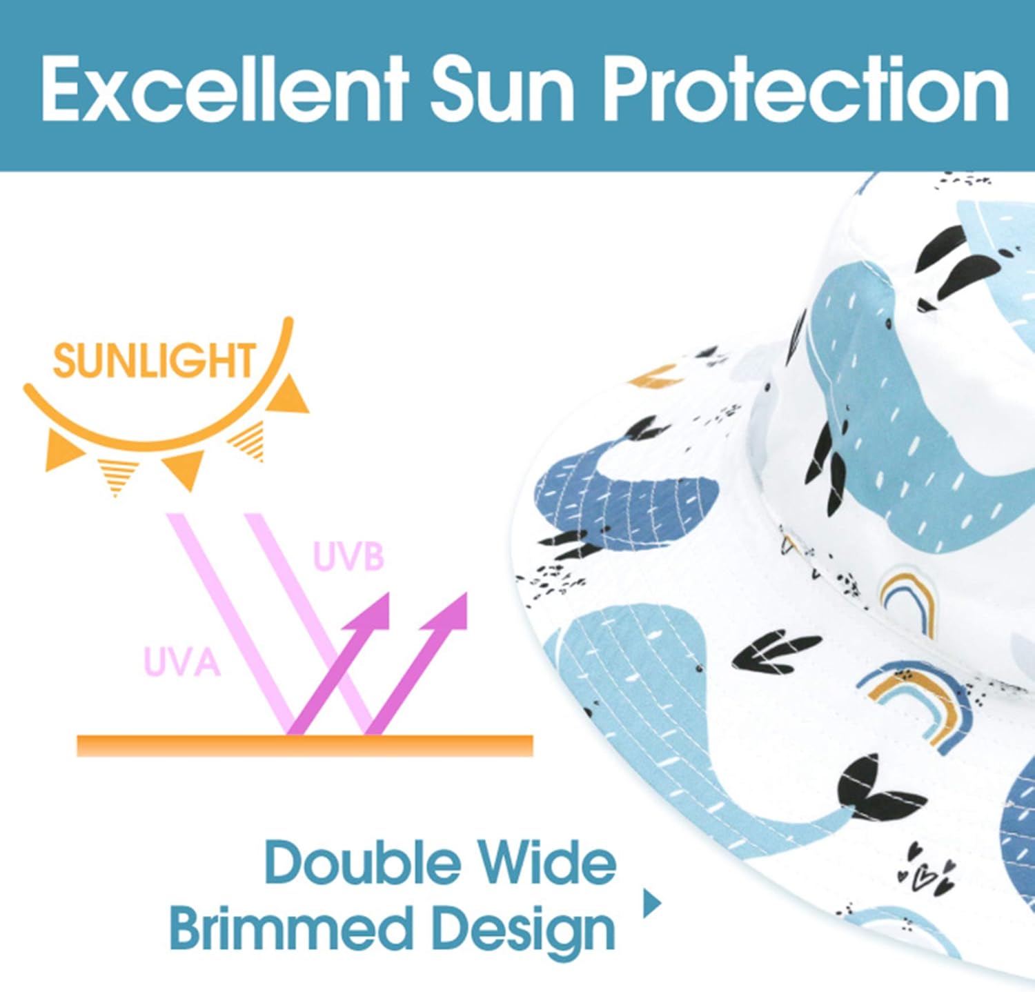 Insane Cool Baby Sun Hat with UPF 50