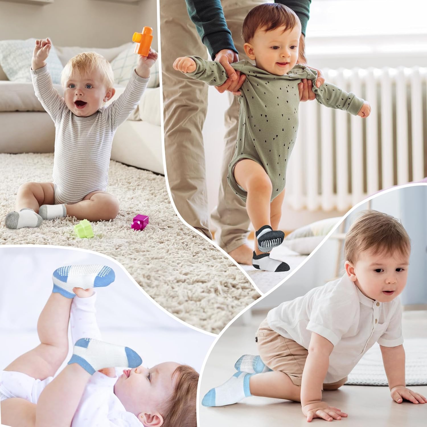 Perfect Non-Slip Baby Socks for Toddlers