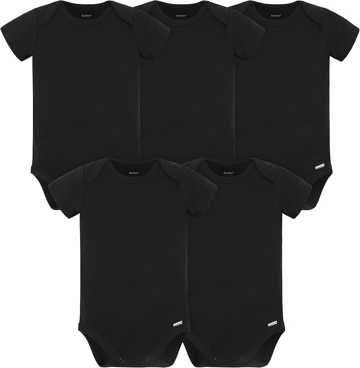 Gerber Baby Girls 5-Pack Onesies Bundle