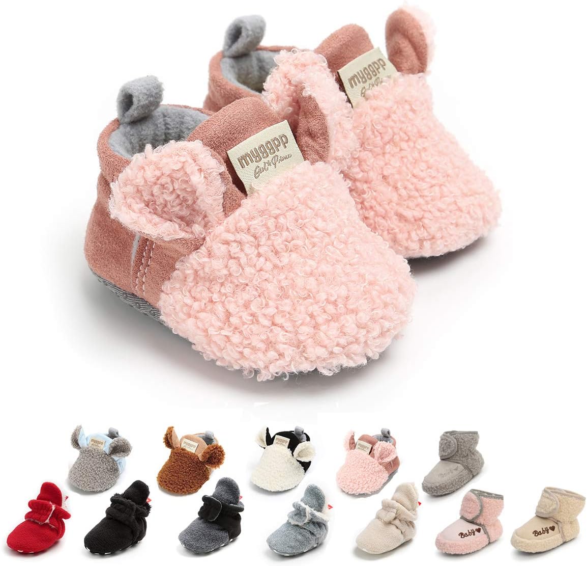 Ohwawadi Cozy Fleece Booties - Newborn Friend
