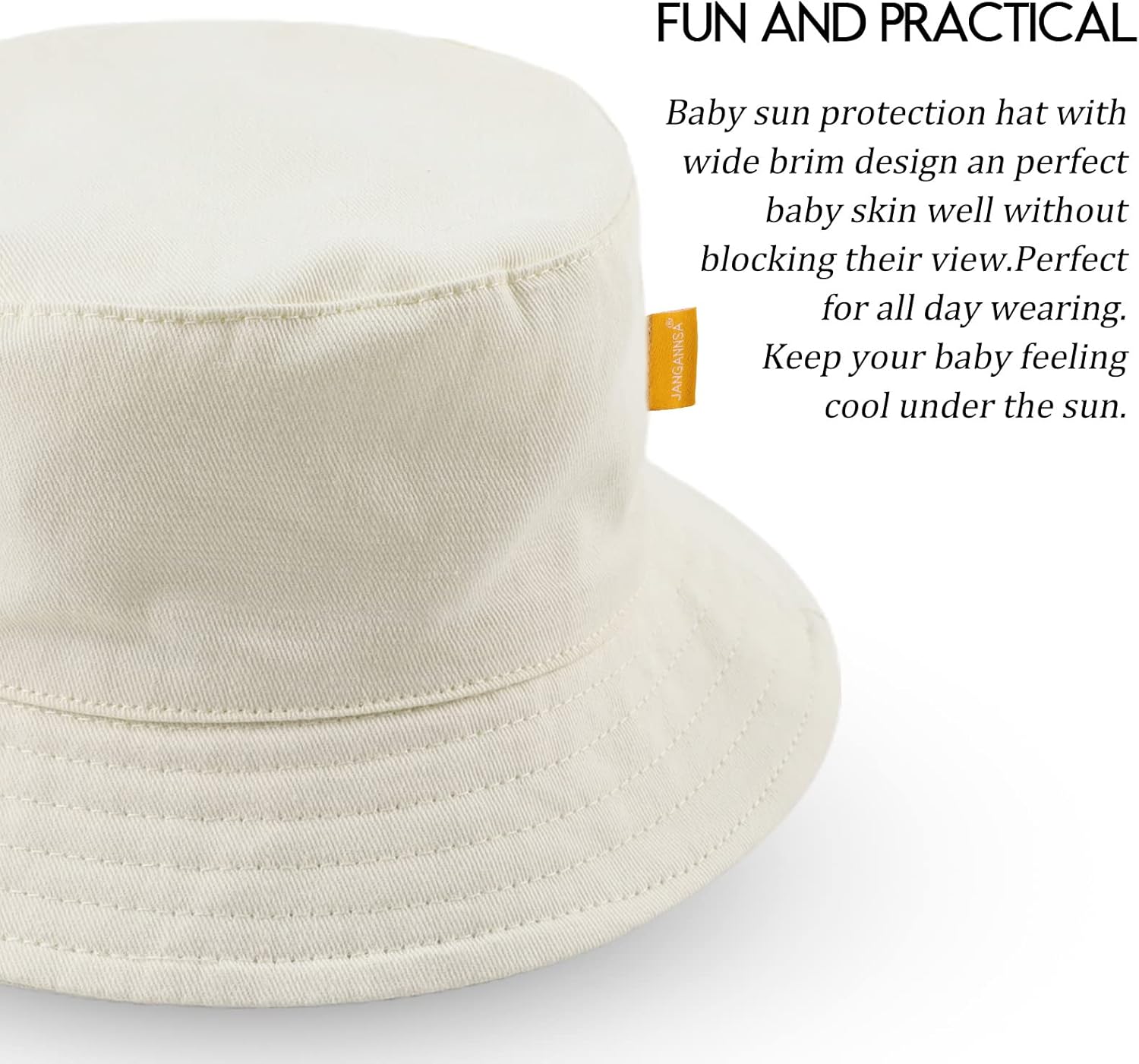 JANGANNSA Cotton Baby Sun Hats