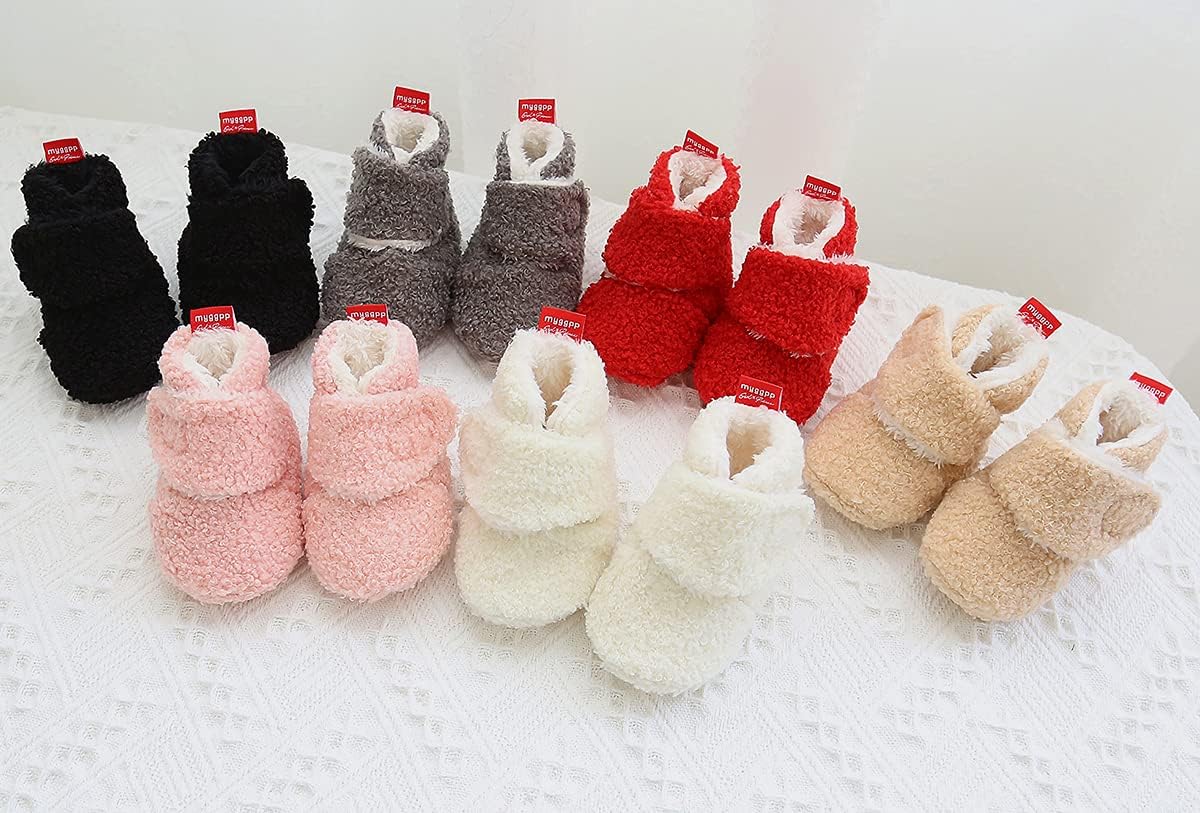 Stay On Fleece Booties for Babies