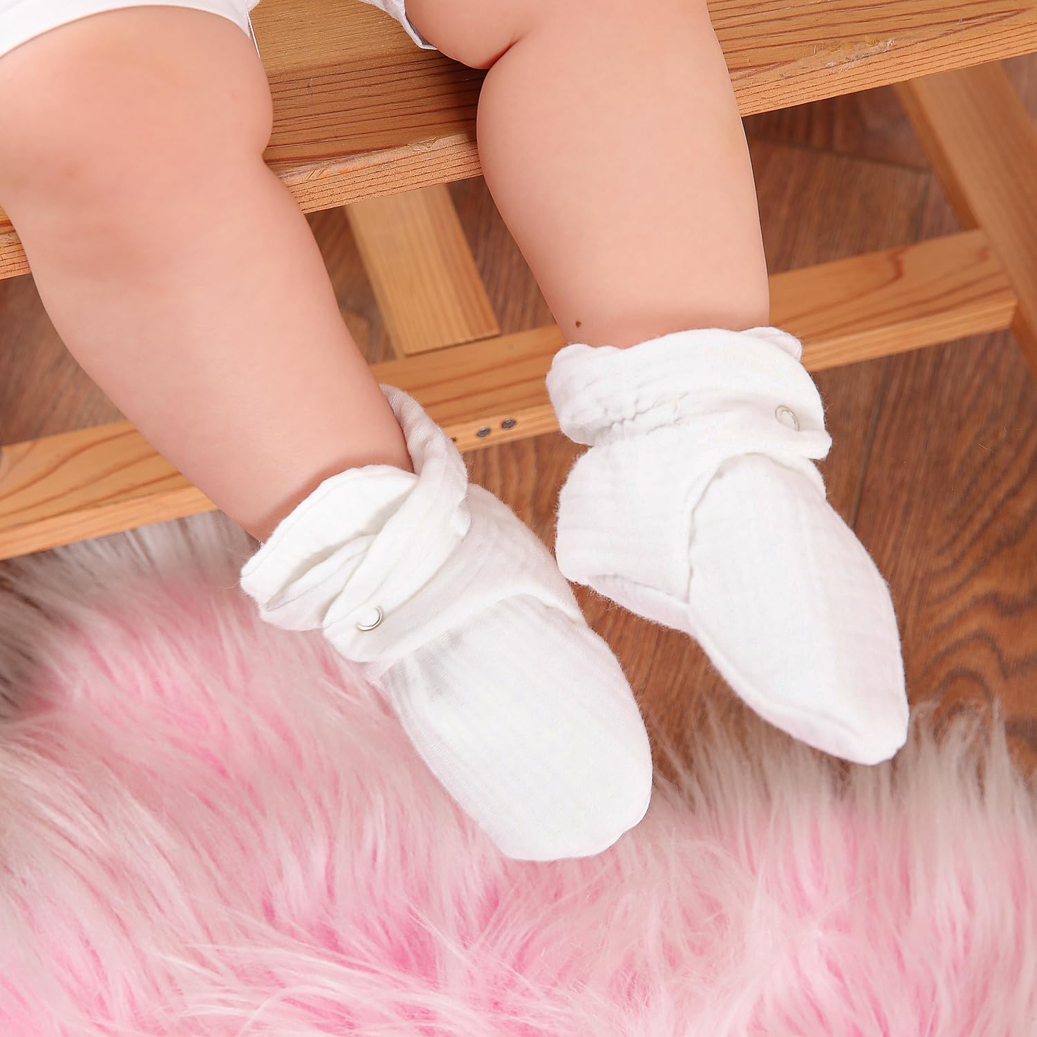 Ella Bonna Organic Baby Slippers for Babies 6-12 Months