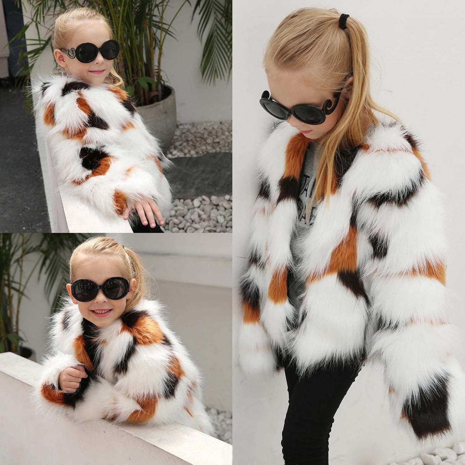 Cozy Leopard Print Winter Coat for Kids