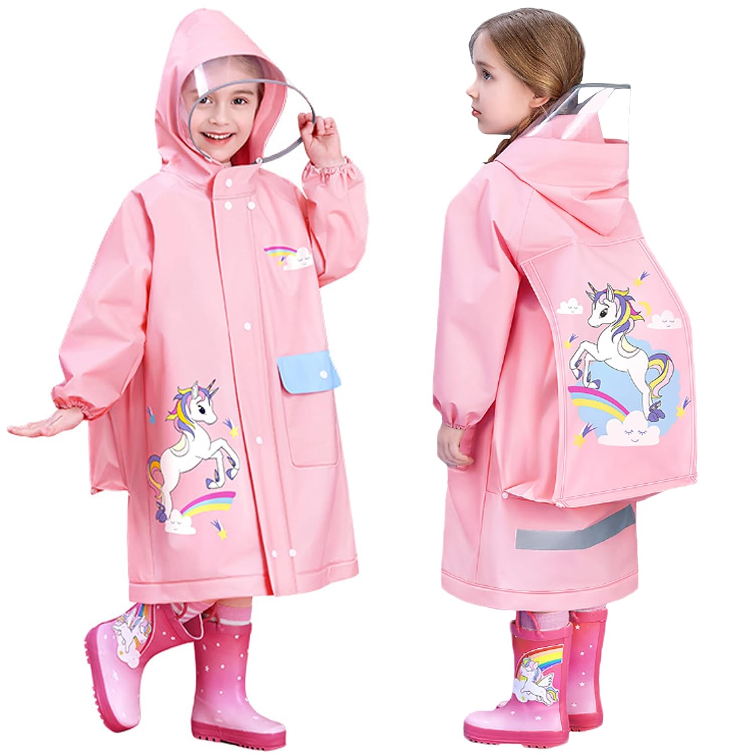 Kids raincoat waterproof - Unicorn Toddler Rainwear Snow Rain