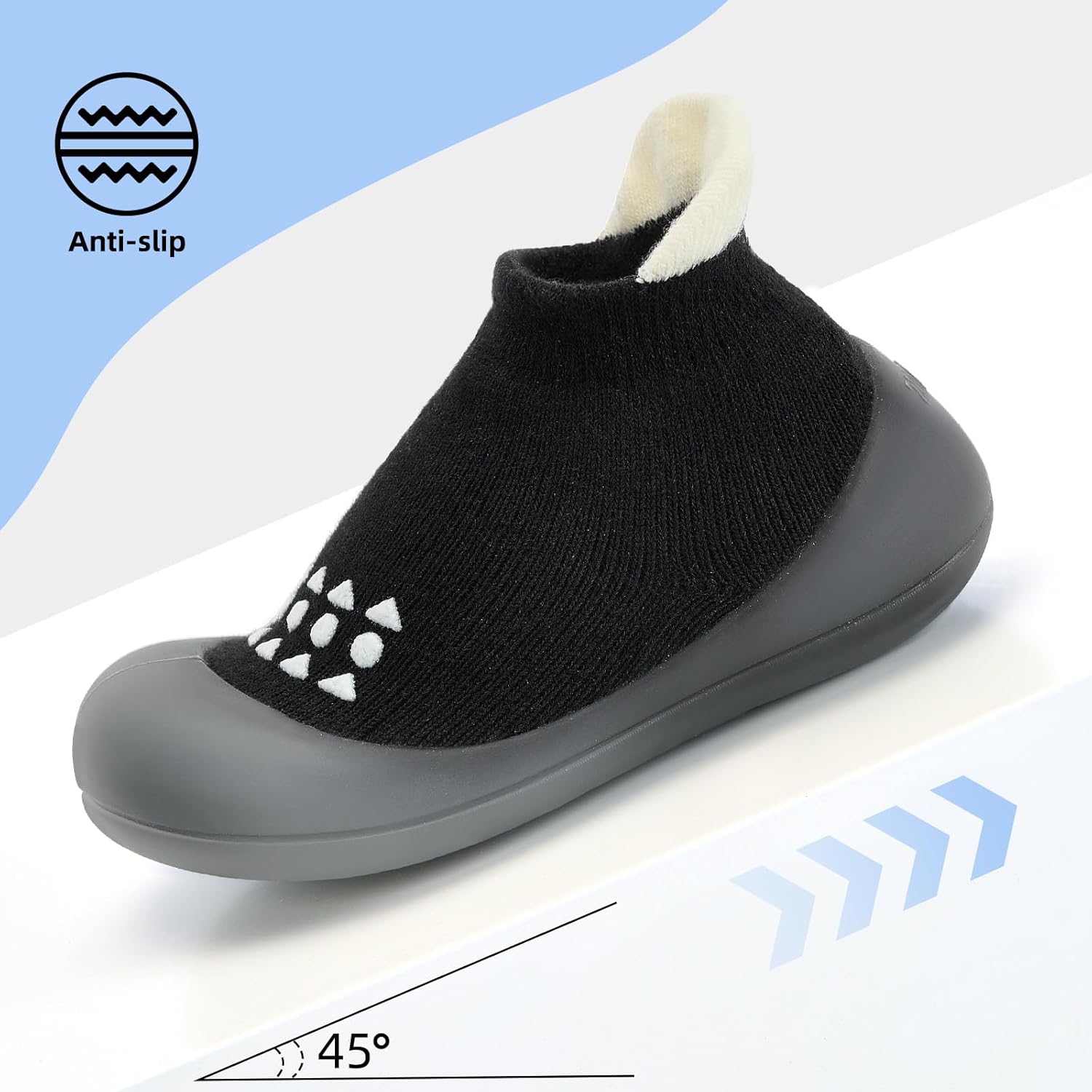 Sturdy Toddler Slippers for Walking Soft Breathable