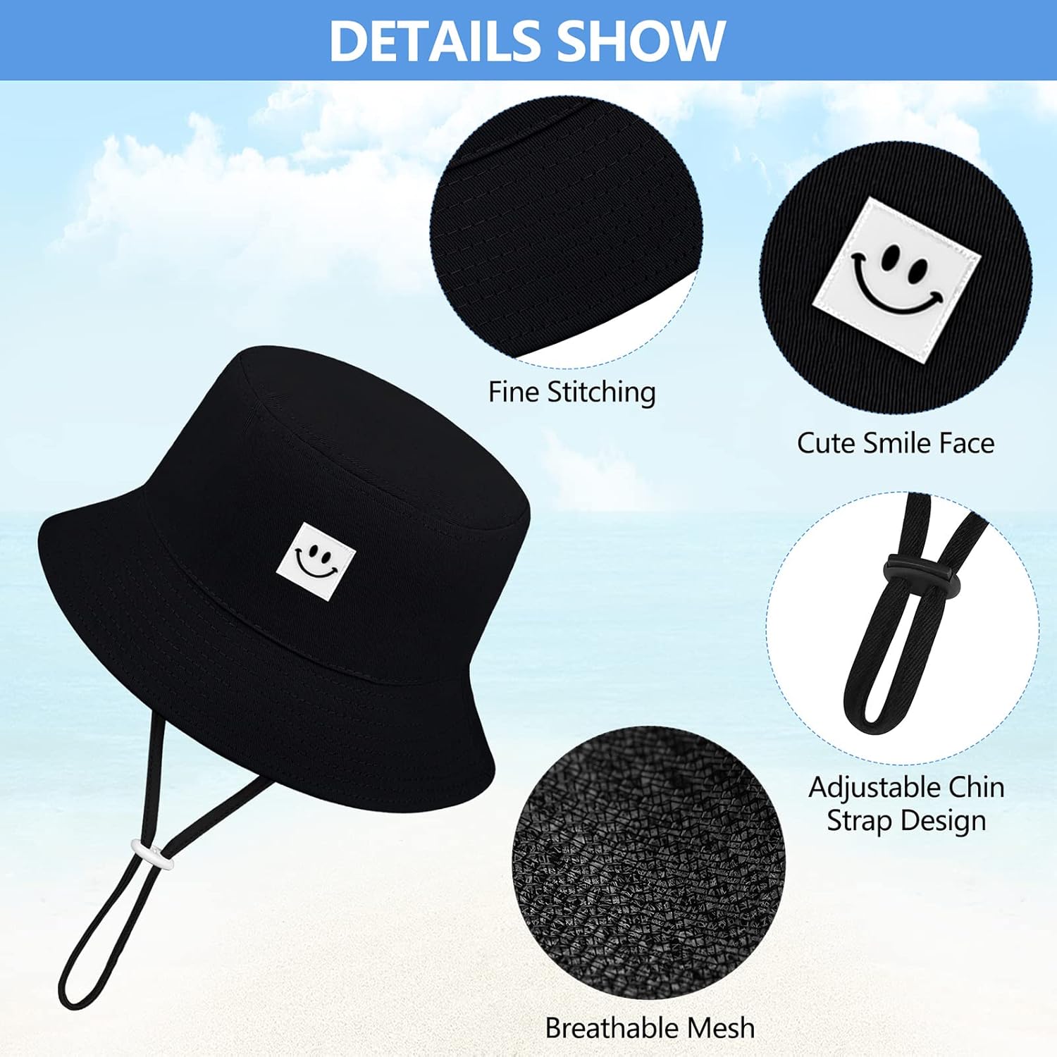 Adjustable Baby Sun Hats
