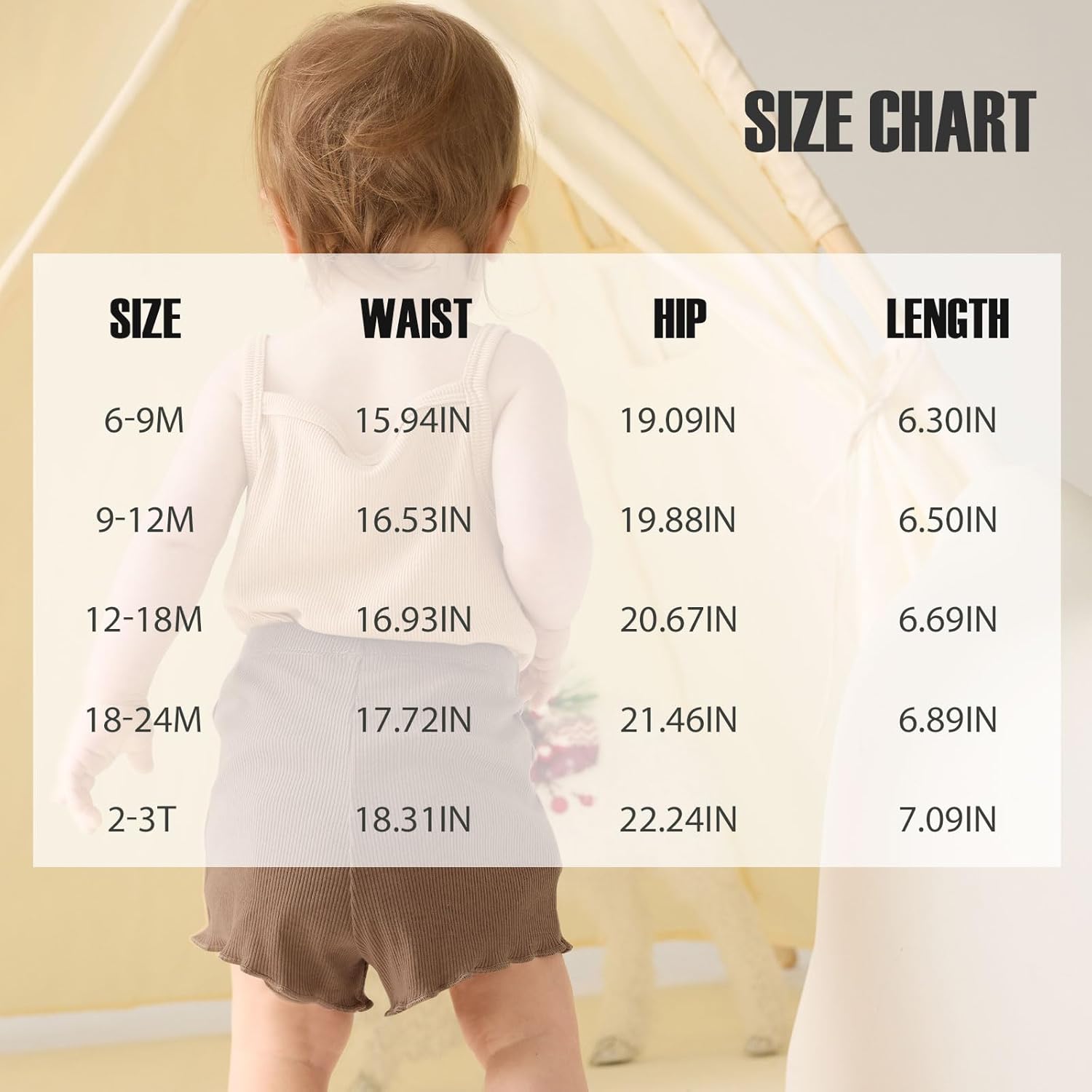SOBOWO Toddler Girl Shorts