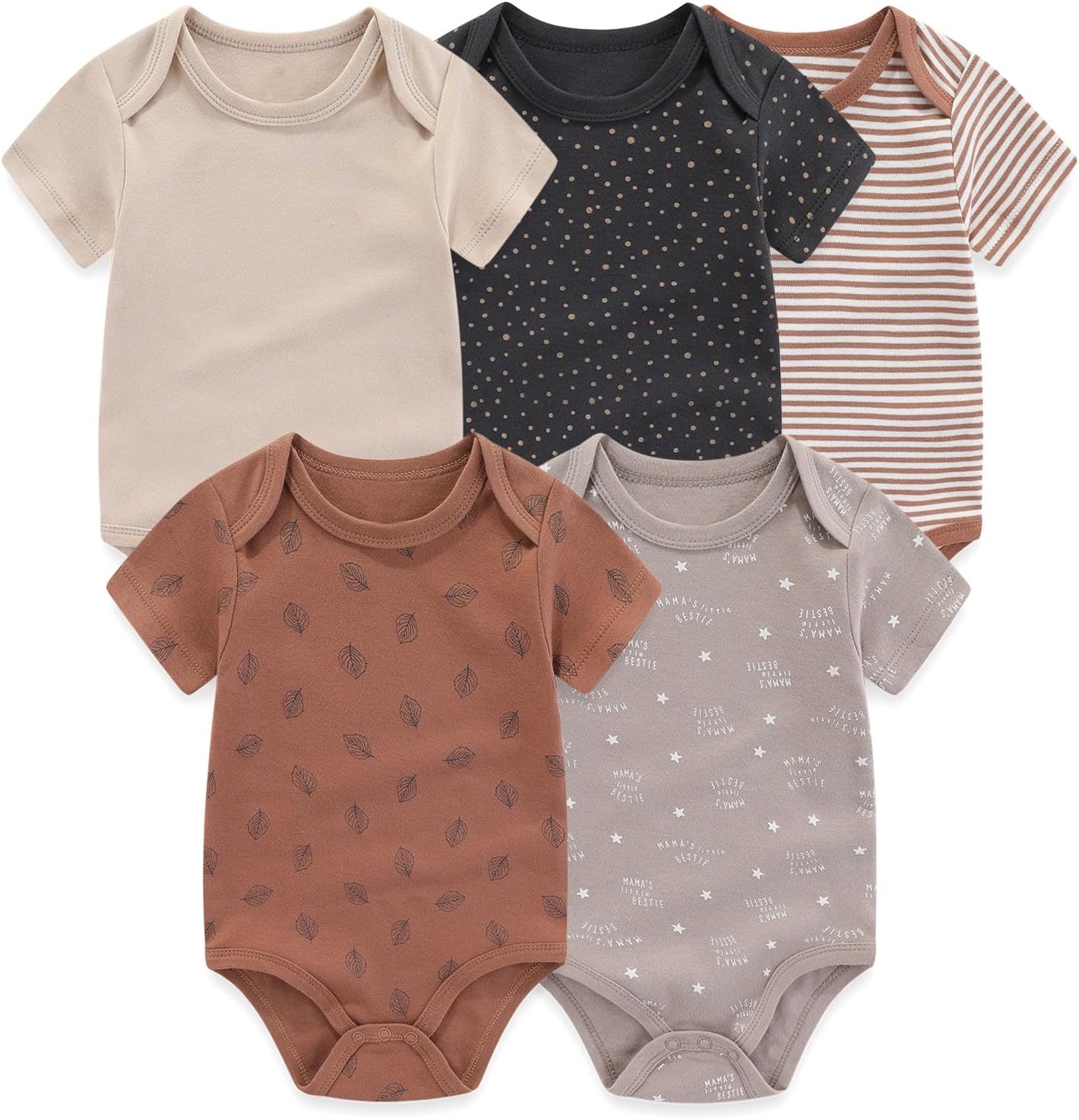Comfortable Baby bodysuit set for Milestones