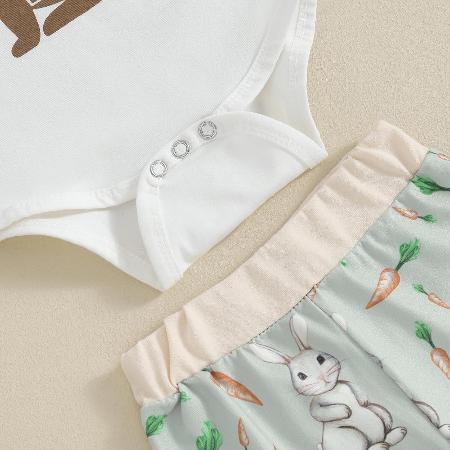 My First Easter Outfits for Baby Boys - Romper Pants Hat Set