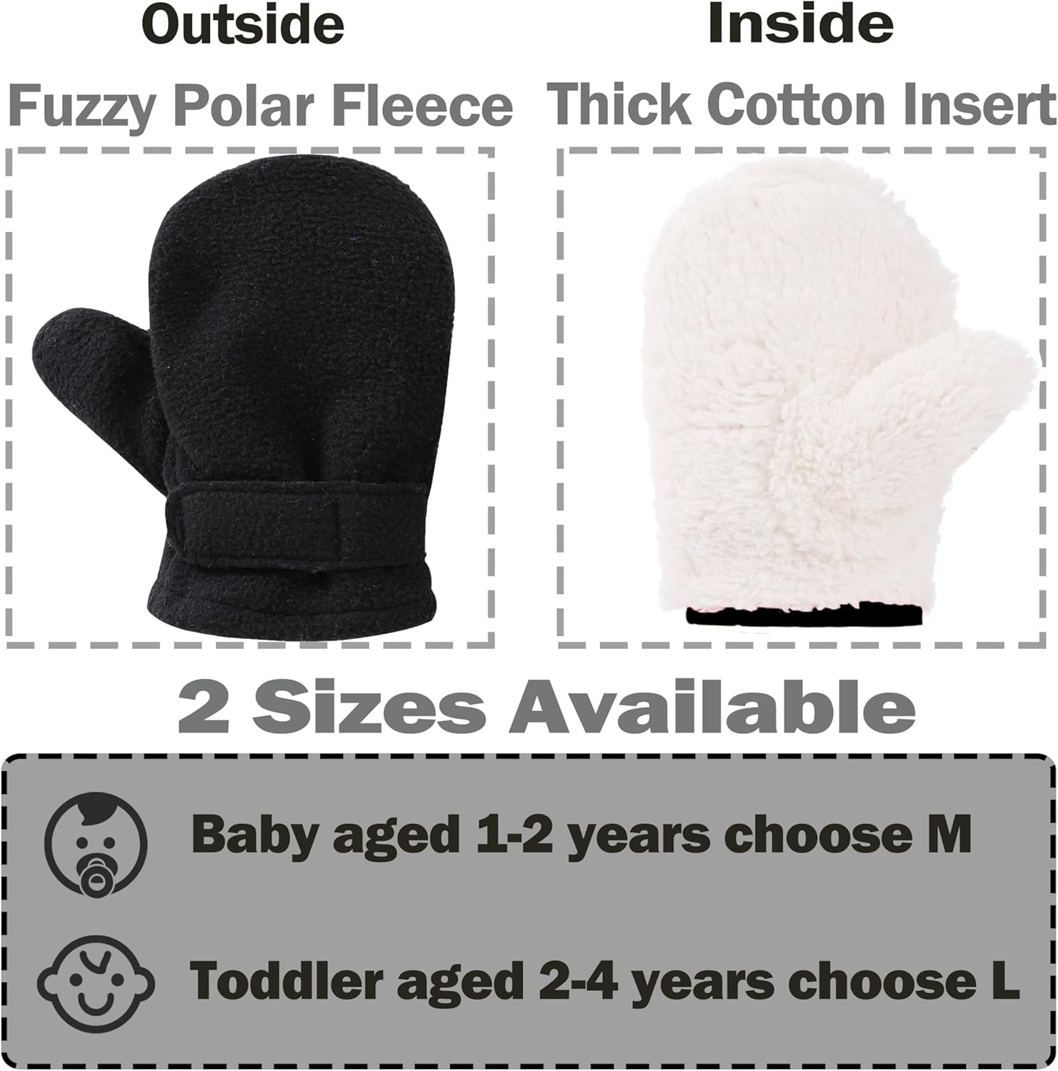 Eco-Friendly Warm Mitten for Baby