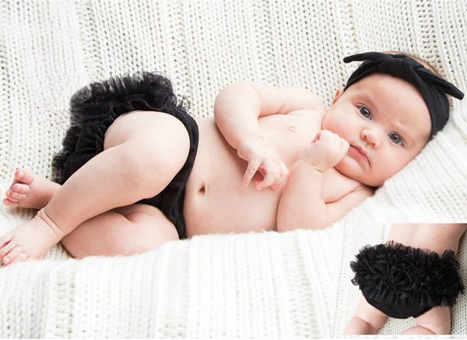 Diaper Covers Bloomer Mesh Ruffled Elastic for Babies