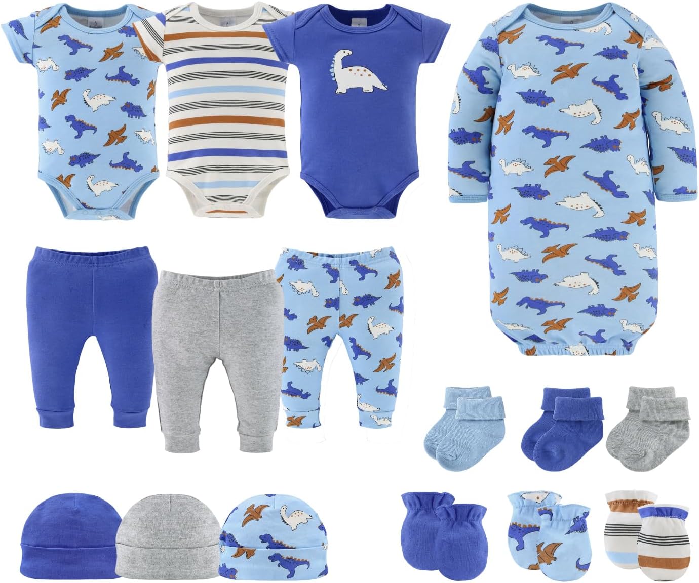 The Peanutshell Baby Layette Gift Set for Boys 0-3 Months