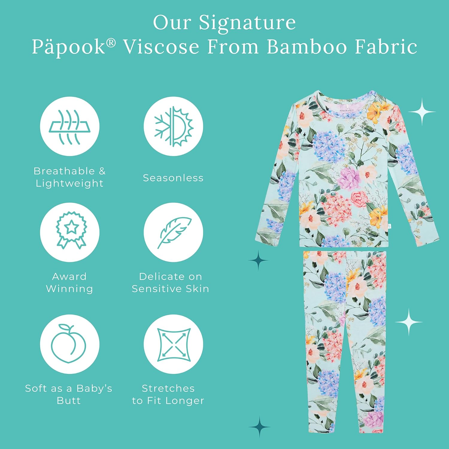 Posh Peanut Girls Pajama Set