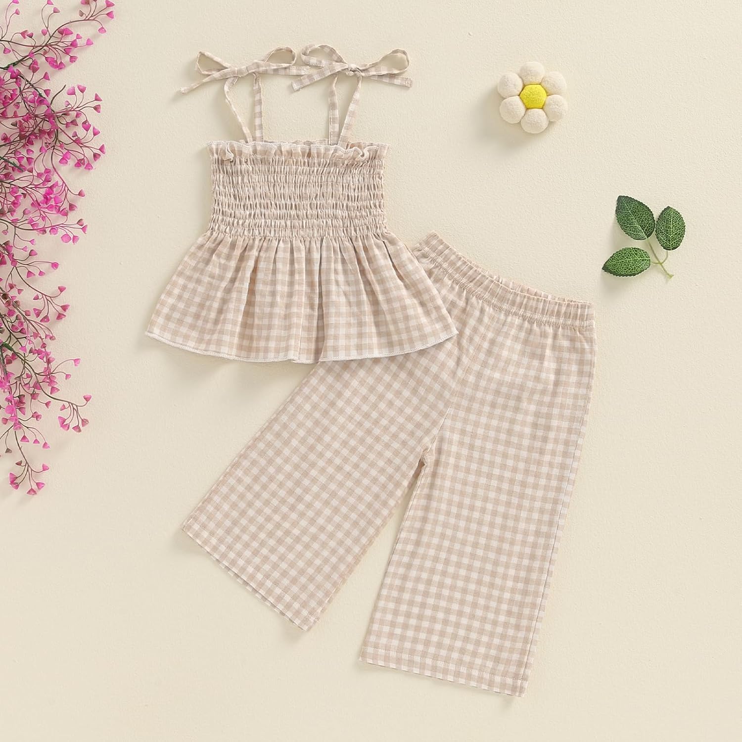 Stylish Comfortable Baby Girls Camisole Set for Summer