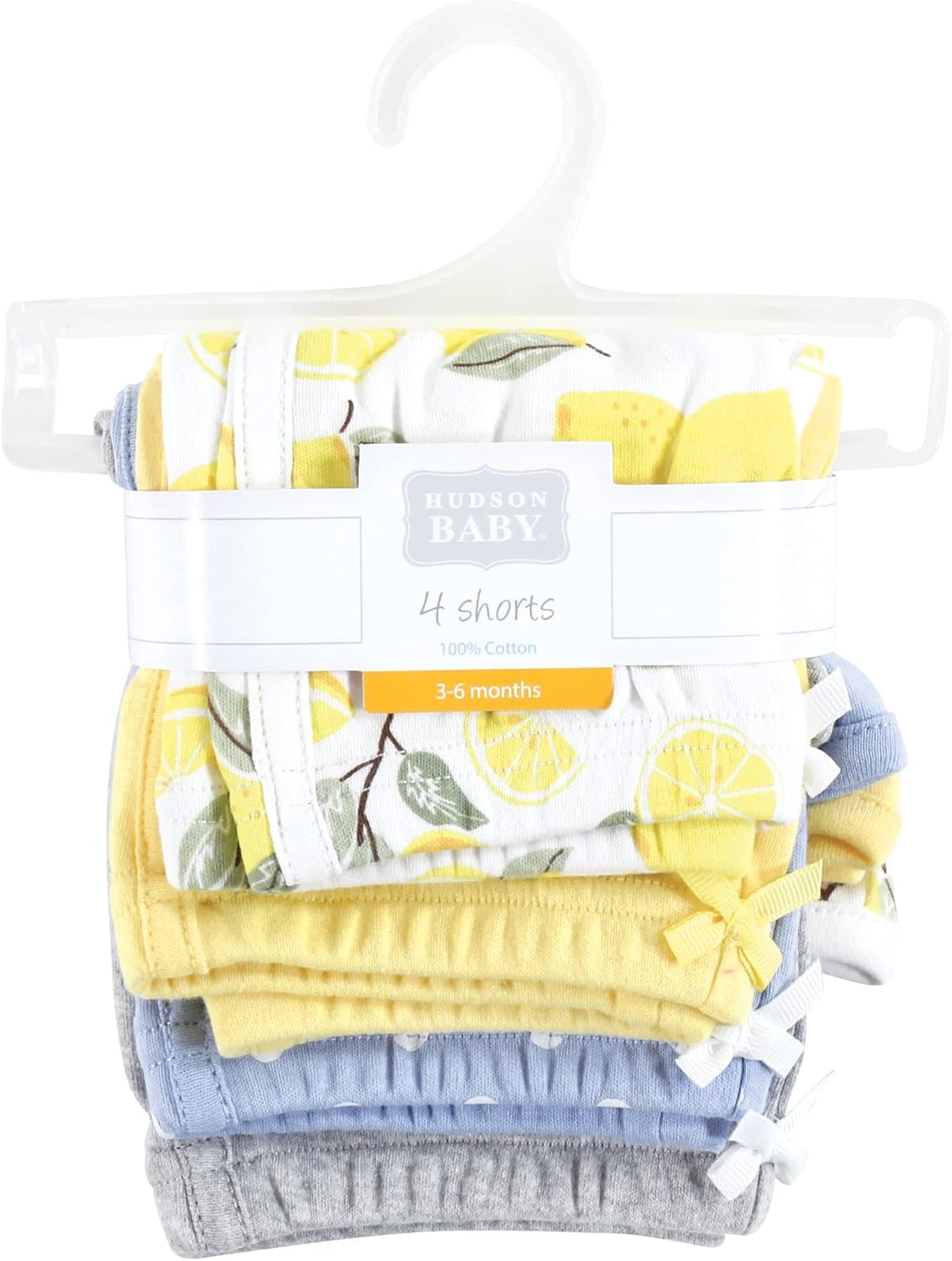 Hudson Baby Baby Shorts 4-Pack Perfect for Daily Wear