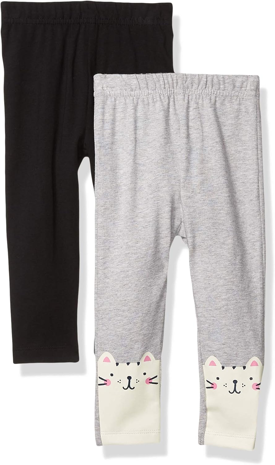 Gerber Girls 2 Pack Leggings - Comfortable Mix-and-Match Designs