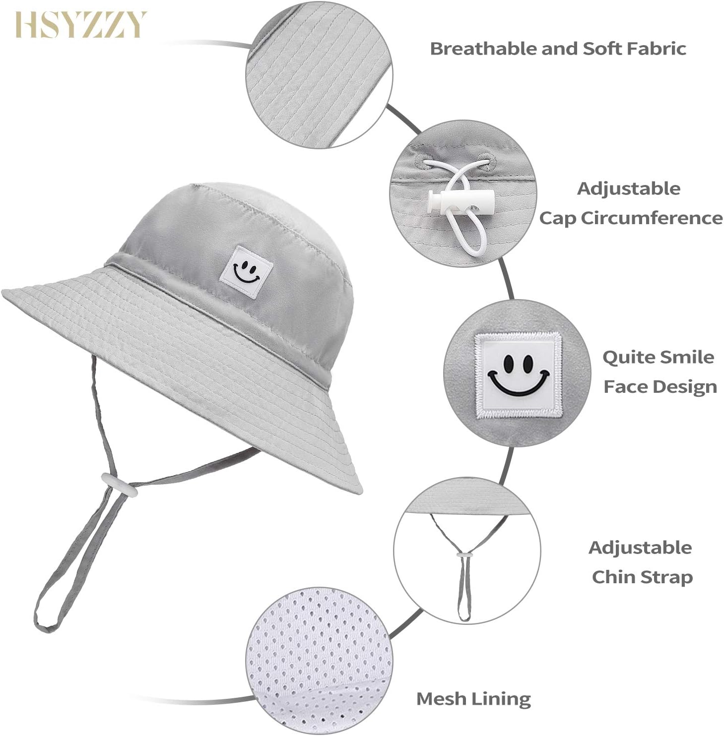 Adjustable Toddler Bucket Hat UPF 50