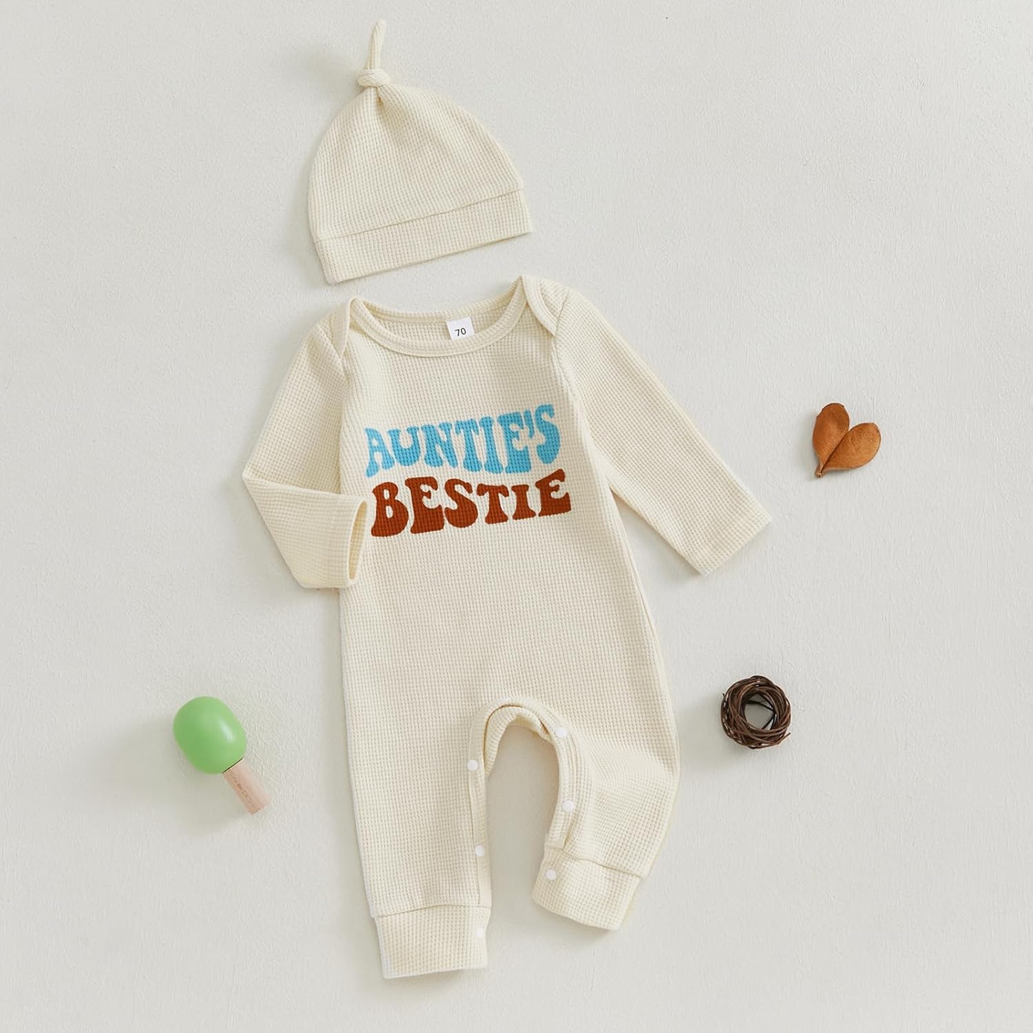 Aunties Bestie Baby Romper for Newborns