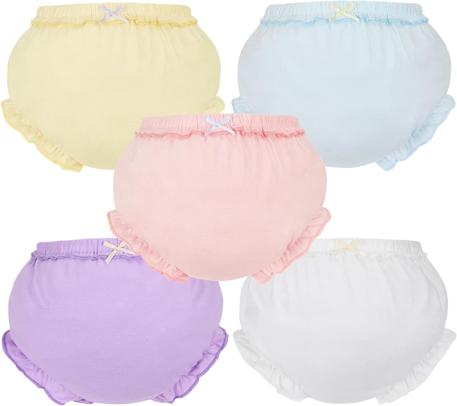 SOFT COTTON BABY Bloomers Diaper Covers for Toddler Girls