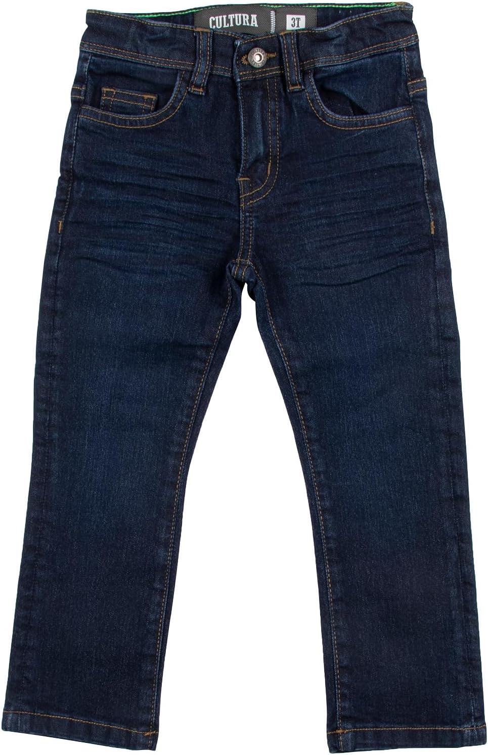CULTURA Baby Boys Toddler Jeans with Elastic Waist