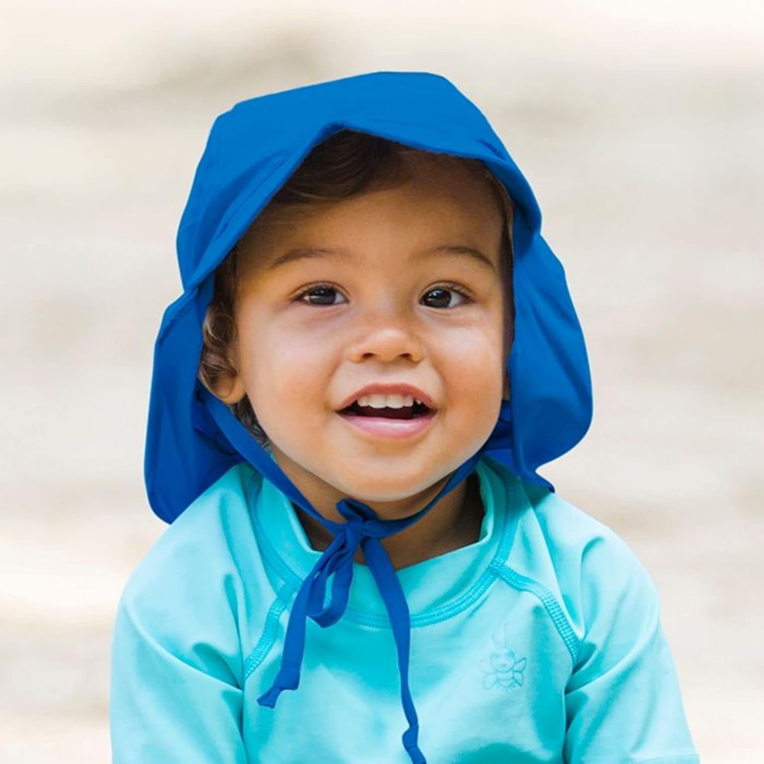 Adjustable Baby Flap Sun Protection Swim Hat