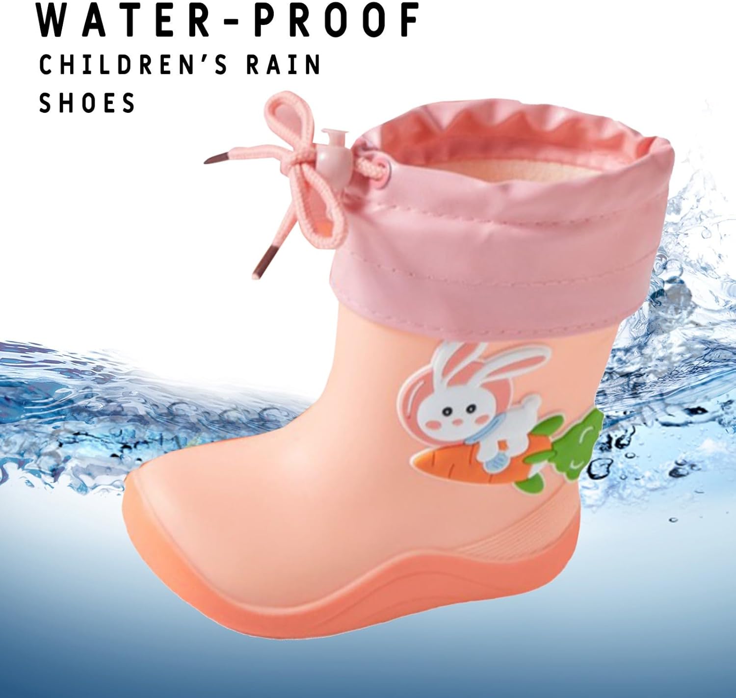 Rain Boots for Kids Fun Safe