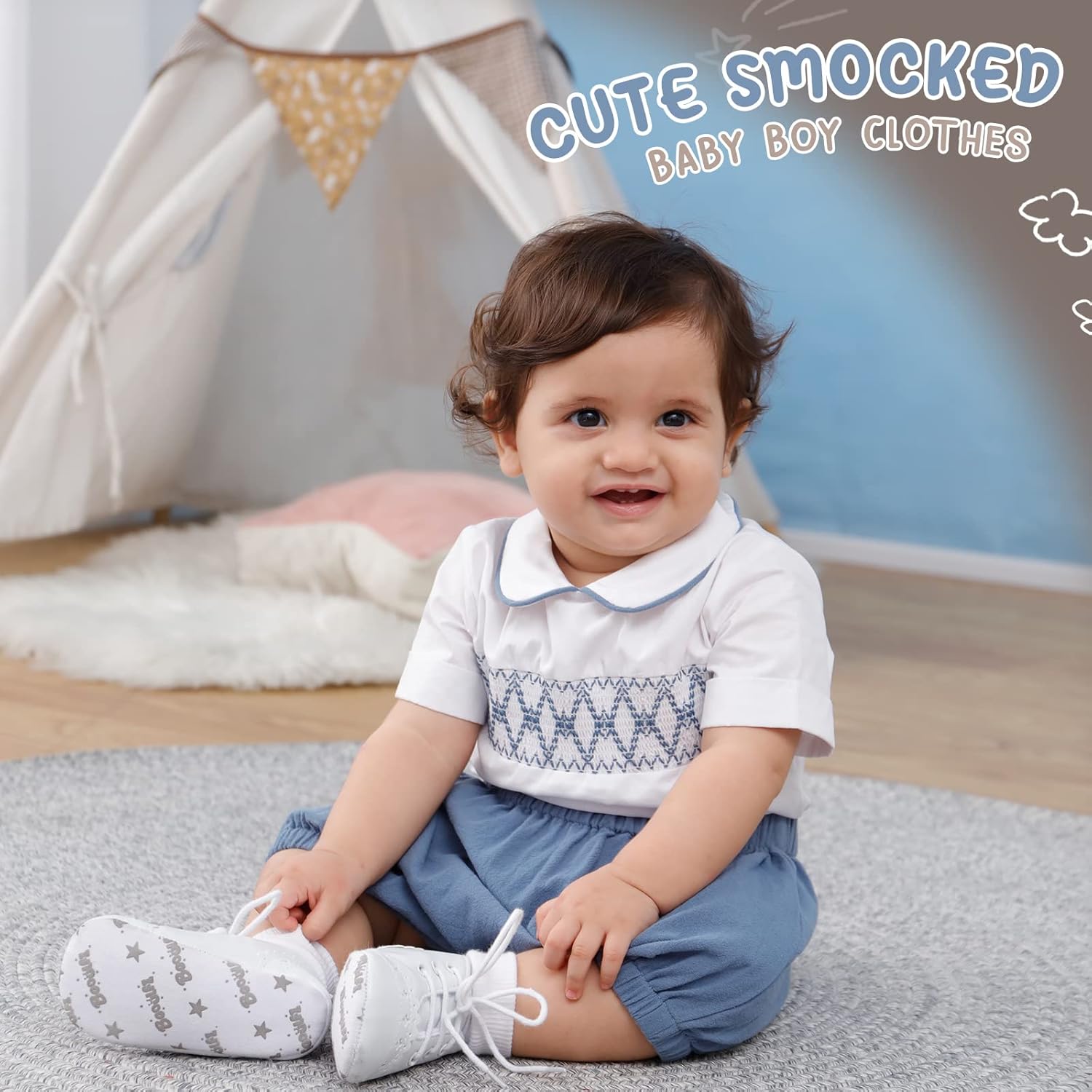 Booulfi Toddler Boy Summer Outfits Perfect for Weddings Birthdays