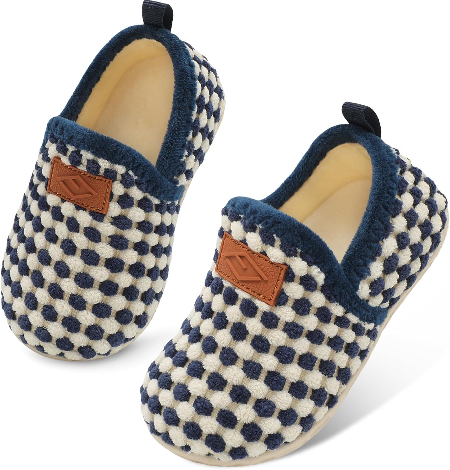 Lefflow Toddler Slippers for Boys Girls Lightweight Comfortable House Shoes