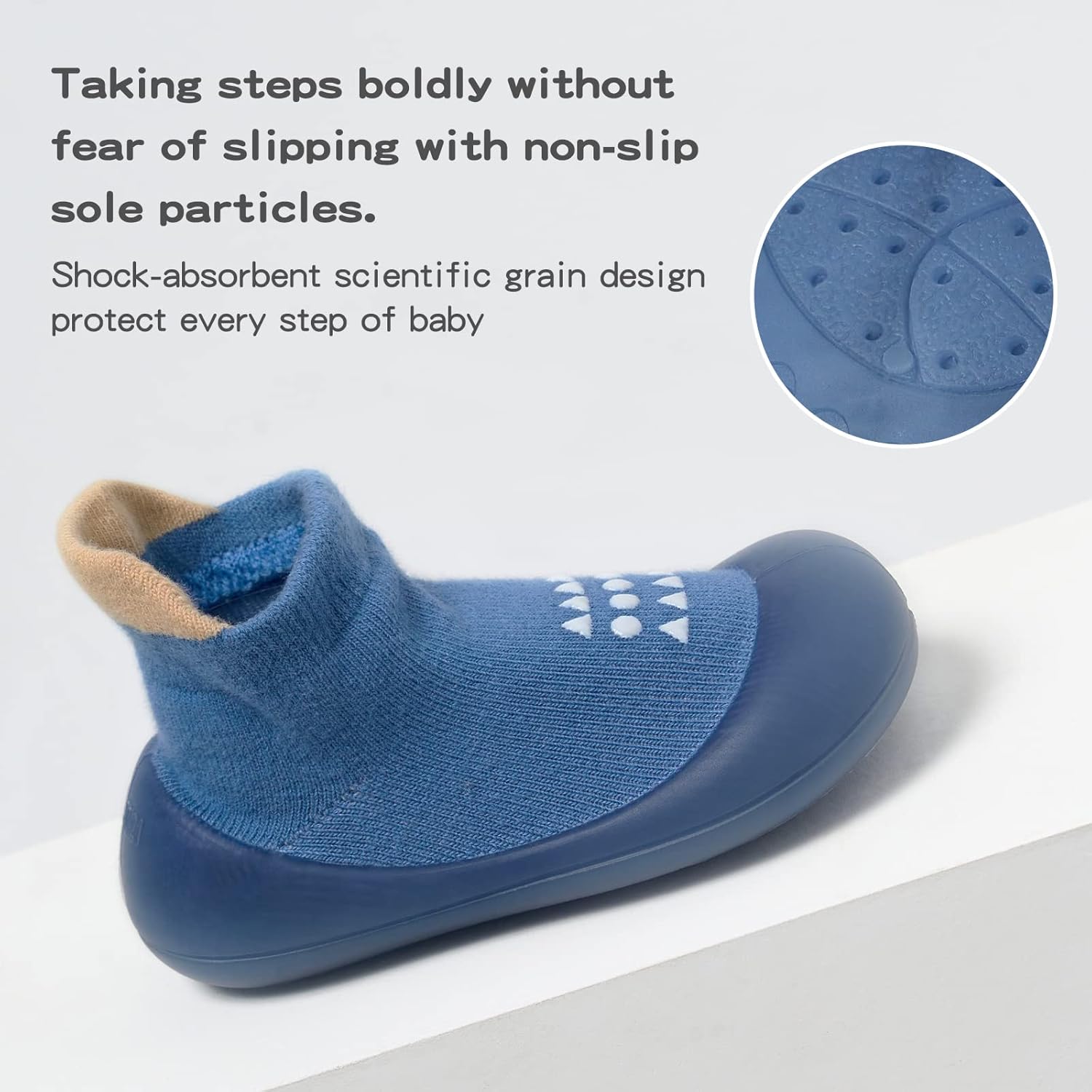 Soft Non-Slip Socks for Babies Walking Feet
