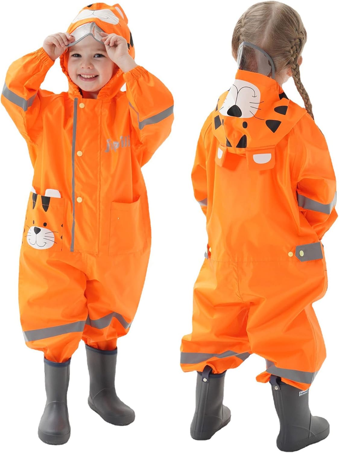 Fewlby Kids Stylight Waterproof rain jacket